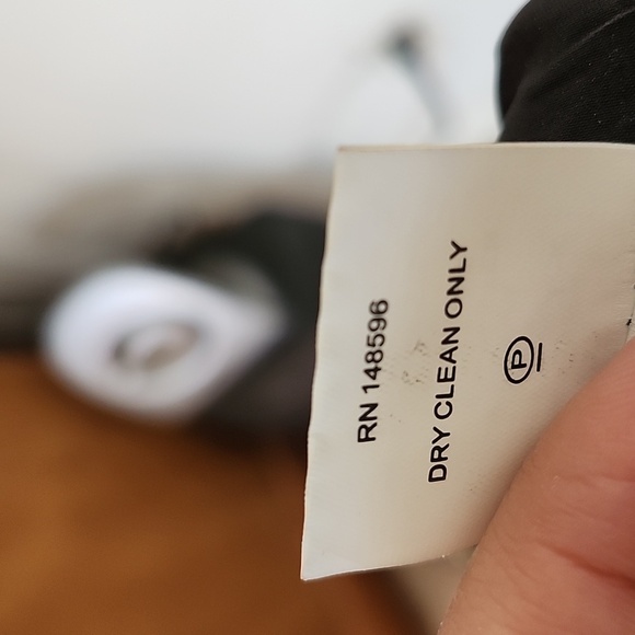 Universal Standard Stretch Wool Ankle Trousers in black self, work wear career - Picture 11 of 11